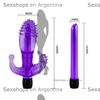 Vibrador rigido con funda para estimulacion del punto G